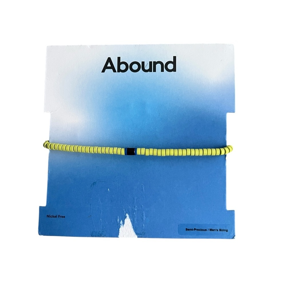 Nordstrom Abound Men's Semi Precious Neon Bracelet/Anklet